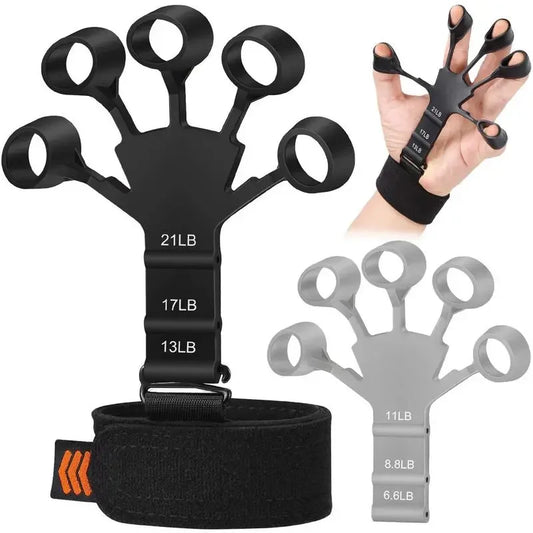 6-Level Finger Exerciser & Hand Gripper – Recovery + Guitar Training Tool